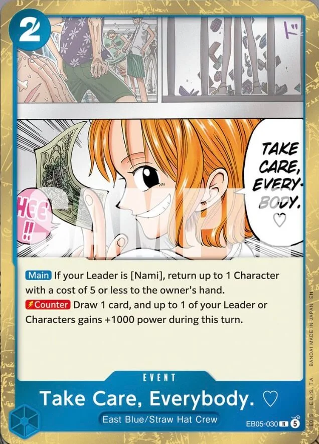 Take Care, Everybody. ♡ EB05-030 – One Piece Card Game Event