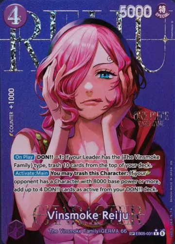 Vinsmoke Reiju EB05-031 (Alternate art)