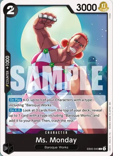 Ms. Monday EB05-045