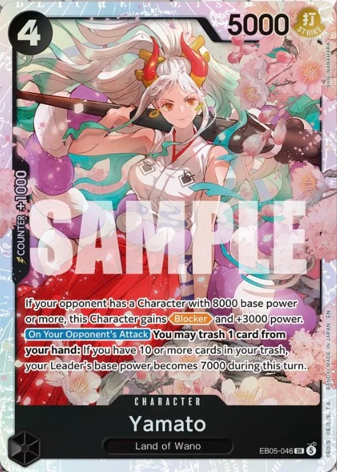 Yamato EB05-046 – One Piece Card Game Character