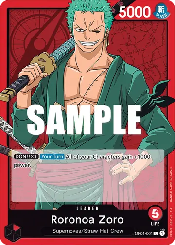 Roronoa Zoro OP01-001