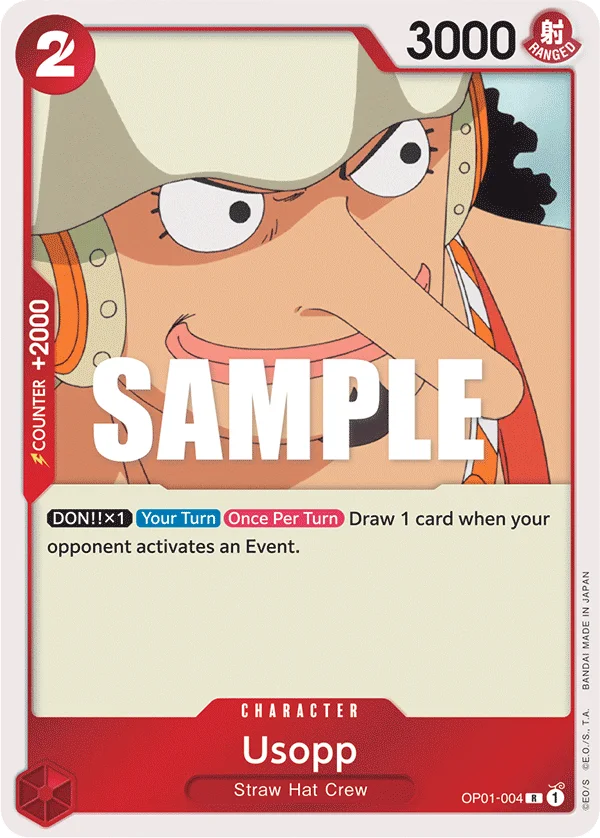 Usopp OP01-004 – One Piece Card Game Character