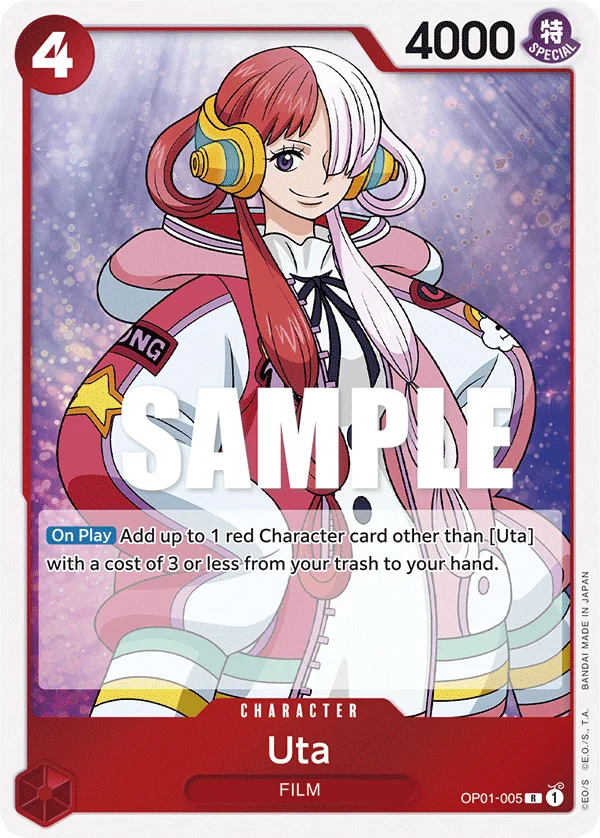 Uta OP01-005 – One Piece Card Game Character