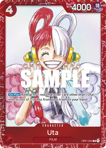 Uta OP01-005 (Alternate art)
