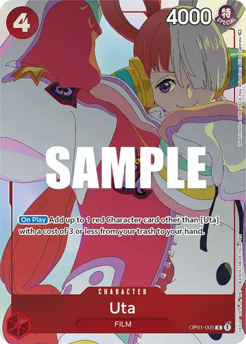 Uta OP01-005 (Alternate art)