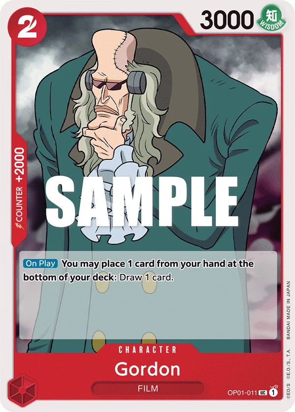 Gordon OP01-011 – One Piece Card Game Character
