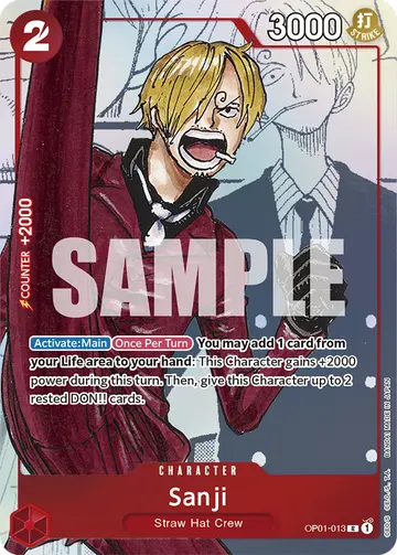 Sanji OP01-013 (Alternate art)