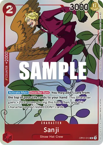 Sanji OP01-013 (Alternate art)