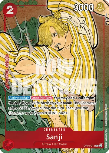 Sanji OP01-013 (Alternate art)