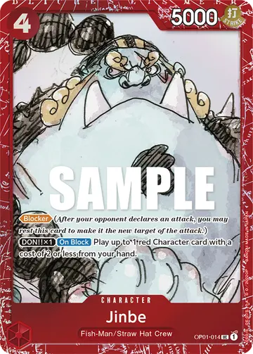 Jinbe OP01-014 (Alternate art)