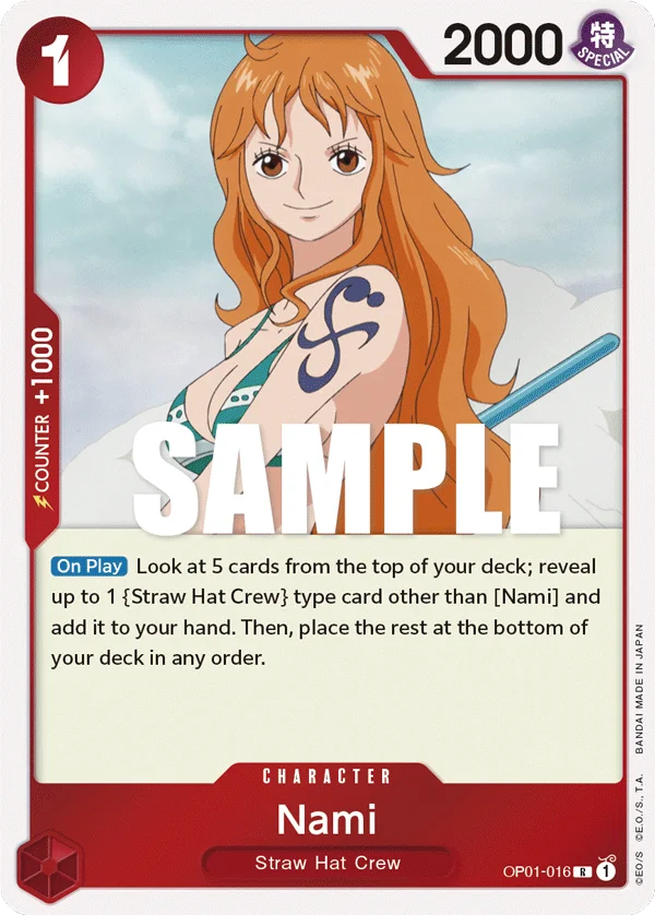 Nami OP01-016 – One Piece Card Game Character