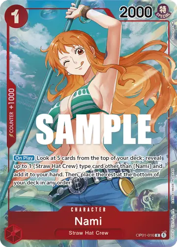 Nami OP01-016 (Alternate art)