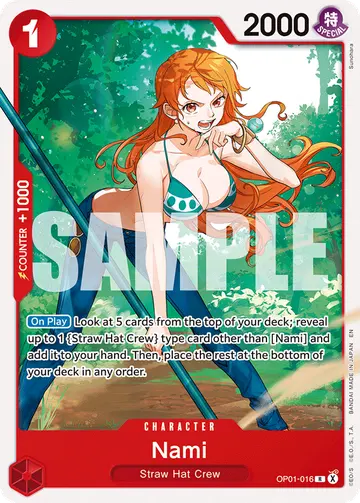 Nami OP01-016 (Alternate art)