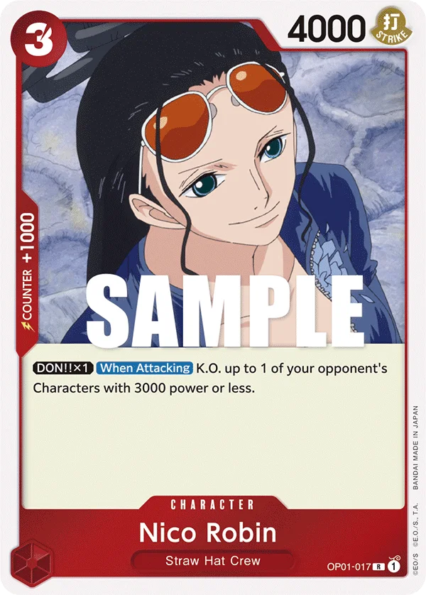 Nico Robin OP01-017 – One Piece Card Game Character