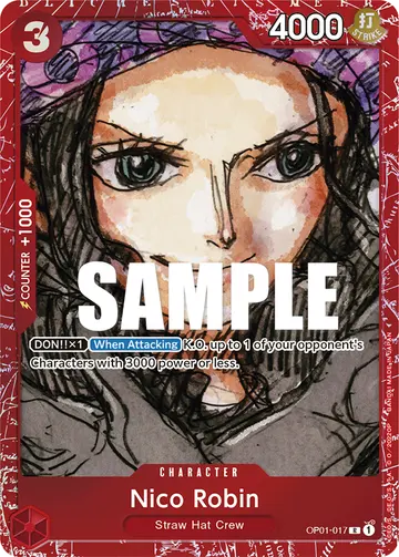 Nico Robin OP01-017 (Alternate art)
