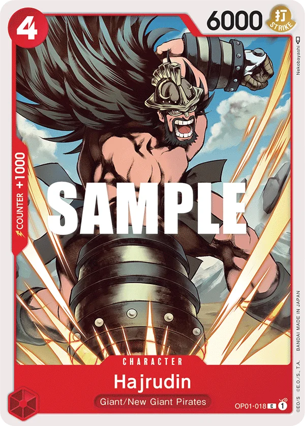 Hajrudin OP01-018 – One Piece Card Game Character