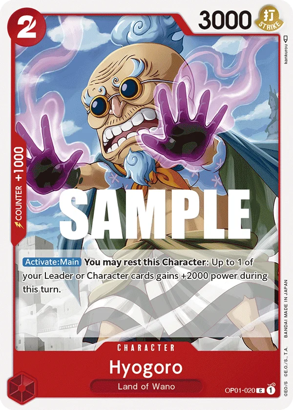 Hyogoro OP01-020 – One Piece Card Game Character