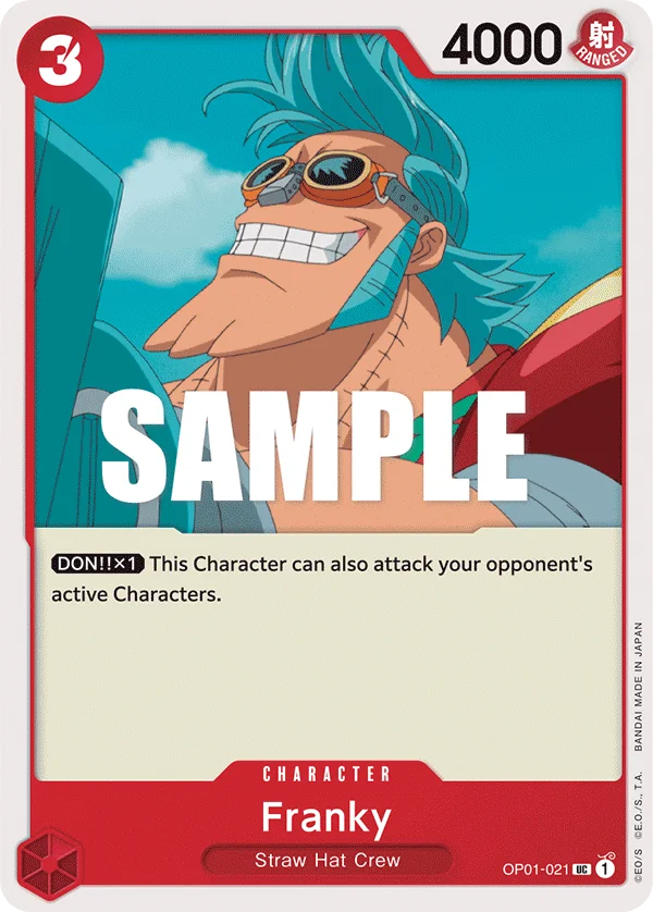 Franky OP01-021 – One Piece Card Game Character