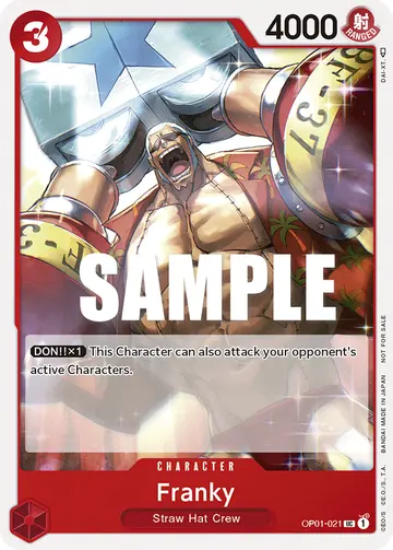 Franky OP01-021 (Alternate art)