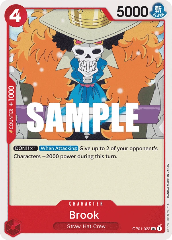 Brook OP01-022 – One Piece Card Game Character