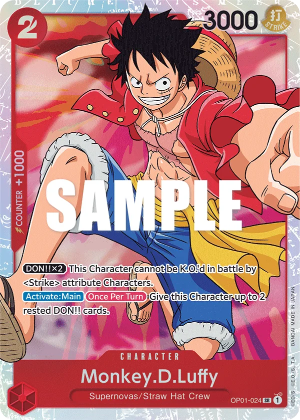 Monkey.D.Luffy OP01-024 – One Piece Card Game Character