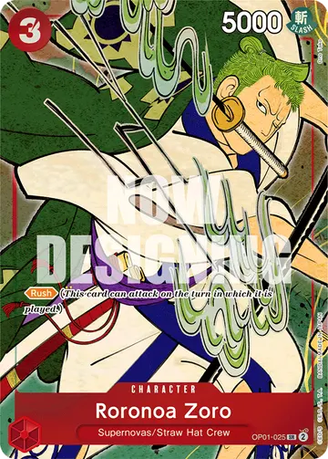 Roronoa Zoro OP01-025 (Alternate art)