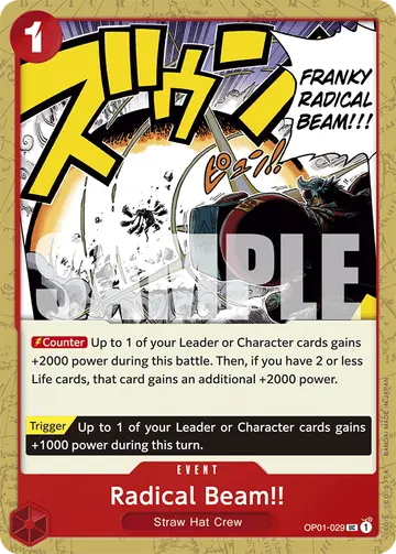 Radical Beam!! OP01-029 (Reprint)