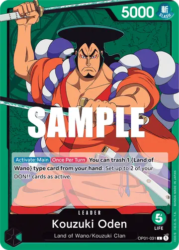 Kouzuki Oden OP01-031