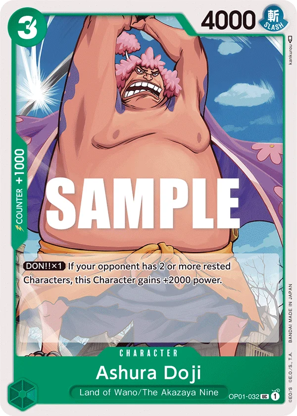 Ashura Doji OP01-032 – One Piece Card Game Character