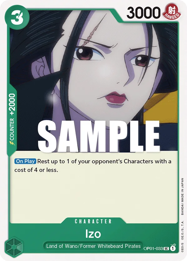 Izo OP01-033 – One Piece Card Game Character