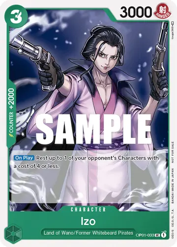 Izo OP01-033 (Alternate art)