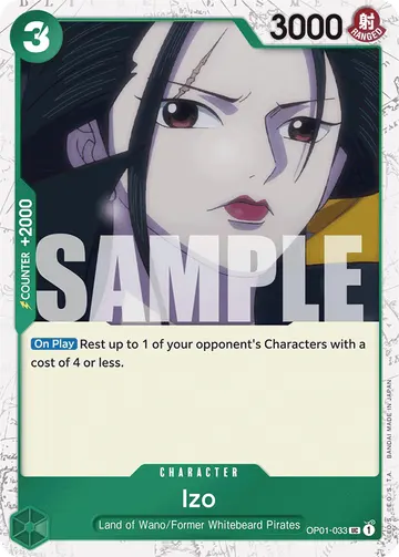 Izo OP01-033 (Alternate art)