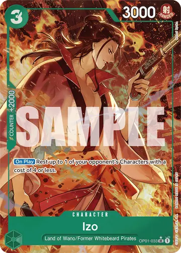 Izo OP01-033 (Alternate art)
