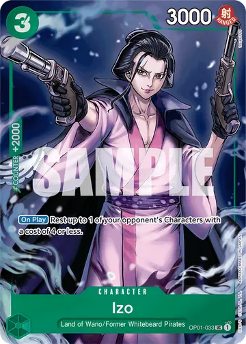 Izo OP01-033 (Alternate art)
