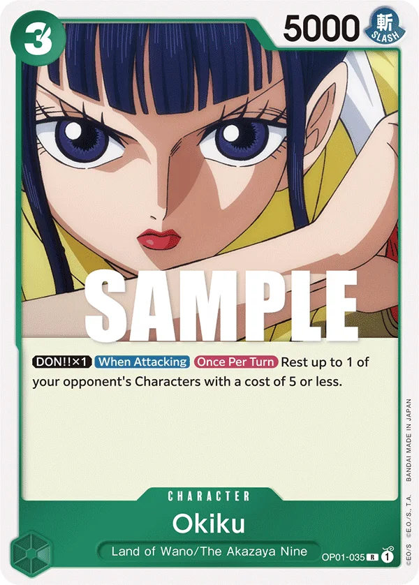 Okiku OP01-035 – One Piece Card Game Character