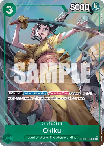 Okiku OP01-035 (Alternate art)