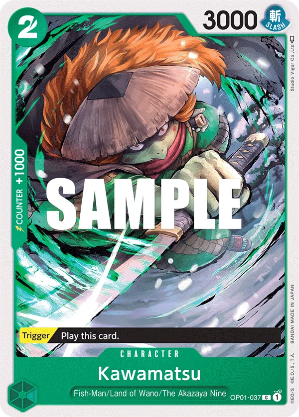 Kawamatsu OP01-037 – One Piece Card Game Character