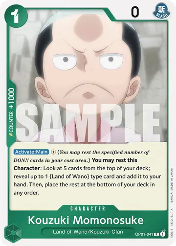 Kouzuki Momonosuke OP01-041 (Reprint)