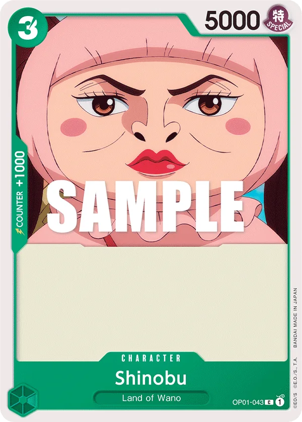 Shinobu OP01-043 – One Piece Card Game Character