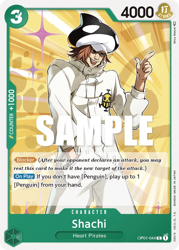 Shachi OP01-044 – One Piece Card Game Character