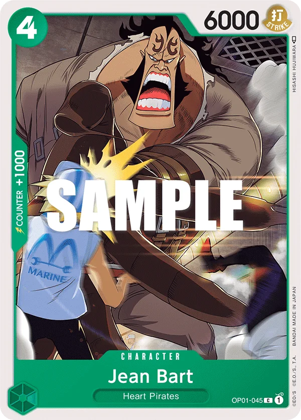 Jean Bart OP01-045 – One Piece Card Game Character