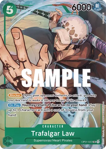 Trafalgar Law OP01-047 (Alternate art)