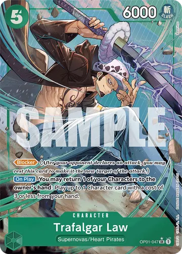 Trafalgar Law OP01-047 (Alternate art)