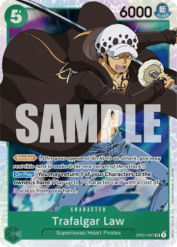 Trafalgar Law OP01-047 (Reprint)
