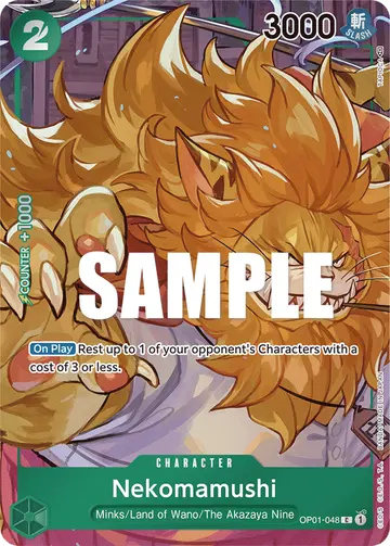 Nekomamushi OP01-048 (Alternate art)