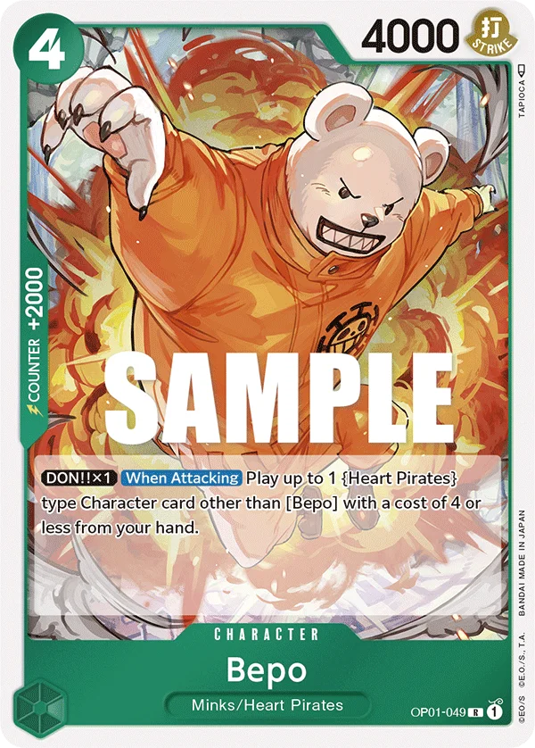 Bepo OP01-049 – One Piece Card Game Character