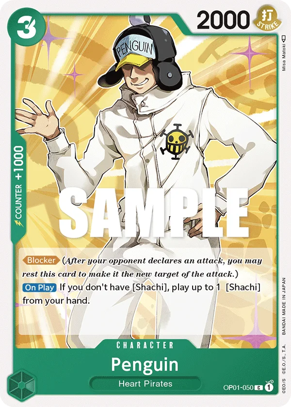 Penguin OP01-050 – One Piece Card Game Character
