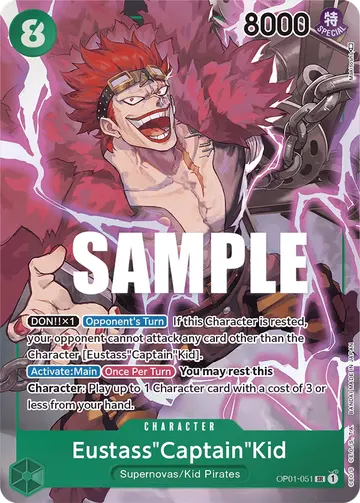 Eustass"Captain"Kid OP01-051 (Alternate art)