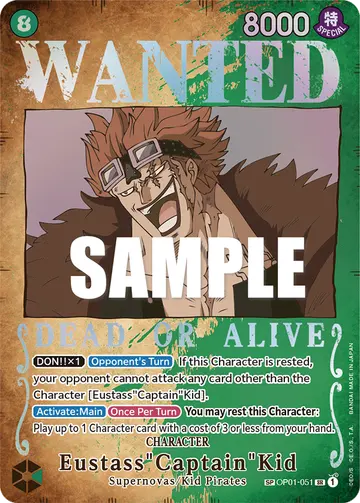Eustass"Captain"Kid OP01-051 (Alternate art)