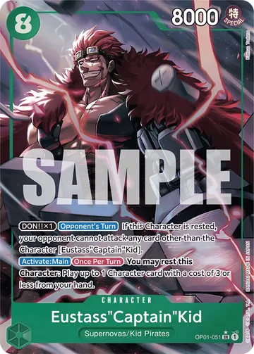 Eustass"Captain"Kid OP01-051 (Alternate art)
